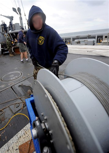 Sonar Technician stationed with Mobile Diving and Salvage Unit (MDSU)